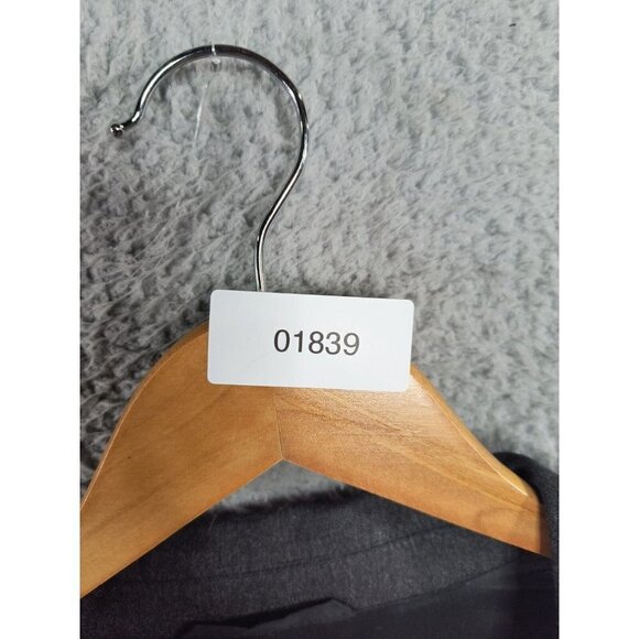 Escada Wool Collared Suit Jacket Blazer Dark Gray Womens German Sz 42 US Sz 12 - Picture 11 of 11